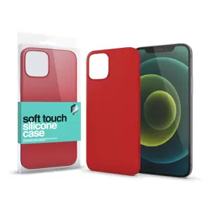 Apple iPhone 13 Pro készülékhez Soft Touch Silicone Case piros 