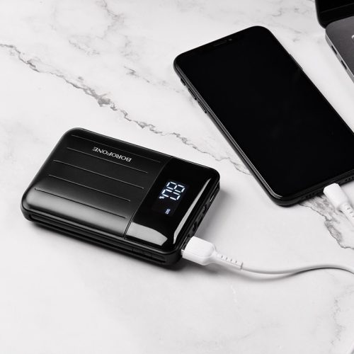 BOROFONE BT21 UNIVERSAL ENERGY 10000 MAH POWER BANK (FEKETE)