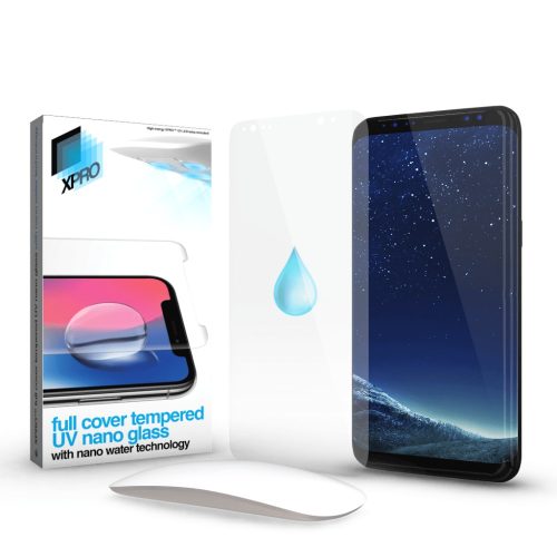 Huawei P20 Full Cover Tempered UV Nano Glass kijelzővédő