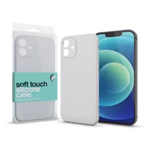 Apple iPhone 13 Mini készülékhez Soft Touch Silicone Case Slim törtfehér 