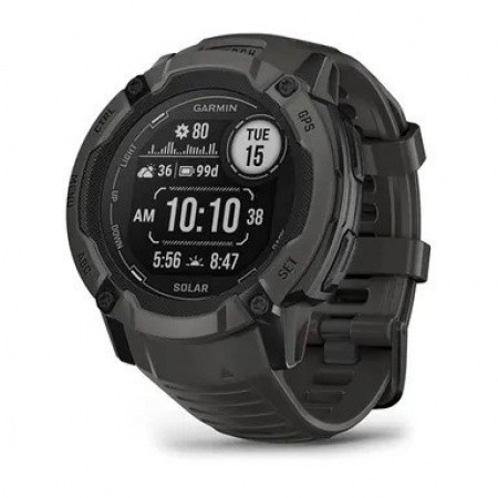 Garmin Instinct 2 Solar Graphite pulzusmérő óra