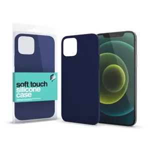 Apple iPhone 13 készülékhez Soft Touch Silicone Case sötétkék