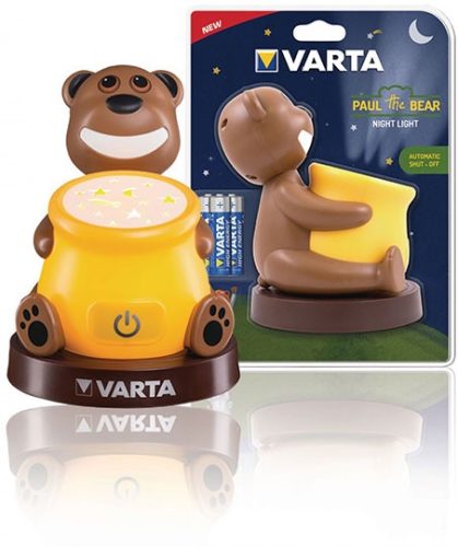 VARTA PAUL THE BEAR ÉJJELI LÁMPA + ELEM