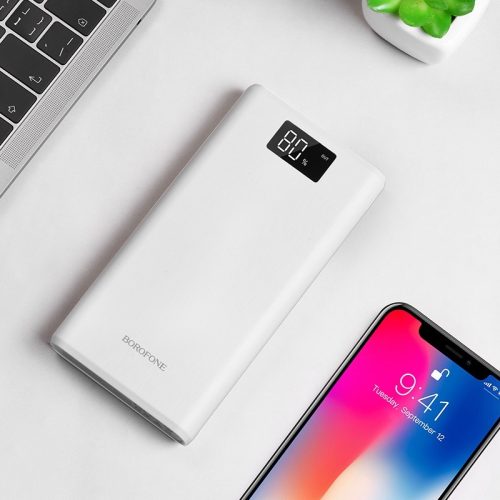 BOROFONE BT2D FULLPOWER 30000 MAH POWER BANK (FEHÉR)