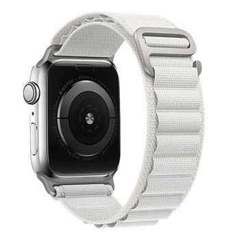 NYLON LOOP SZíJ, APPLE WATCH 42/44/45/49 Készülékhez, DESIGN 2 White