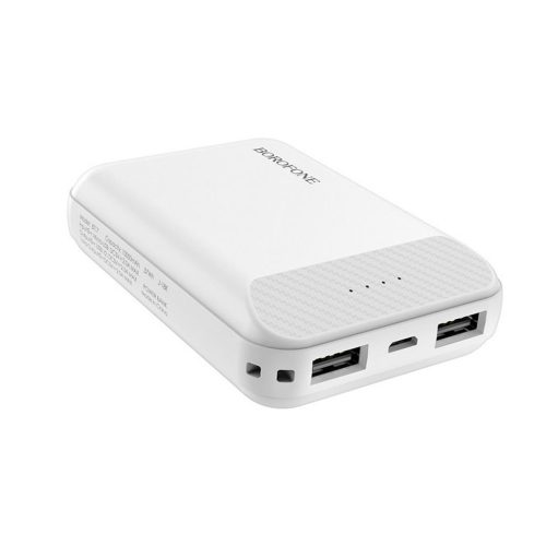 BOROFONE BT17 RAYPOWER 10000 MAH POWER BANK (FEHÉR)